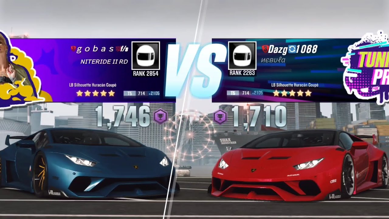 [CSR2] LB Silhouette Huracan Coupe Showdown 0-top300 run🤩