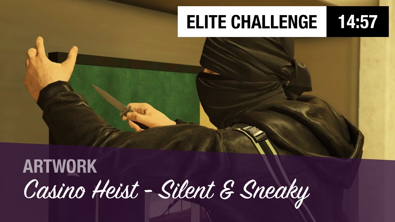 GTA Online - Casino Heist: Sneaky & Silent | Artwork + 2x Daily | 2 Players (Elite Challenge, 14:57)