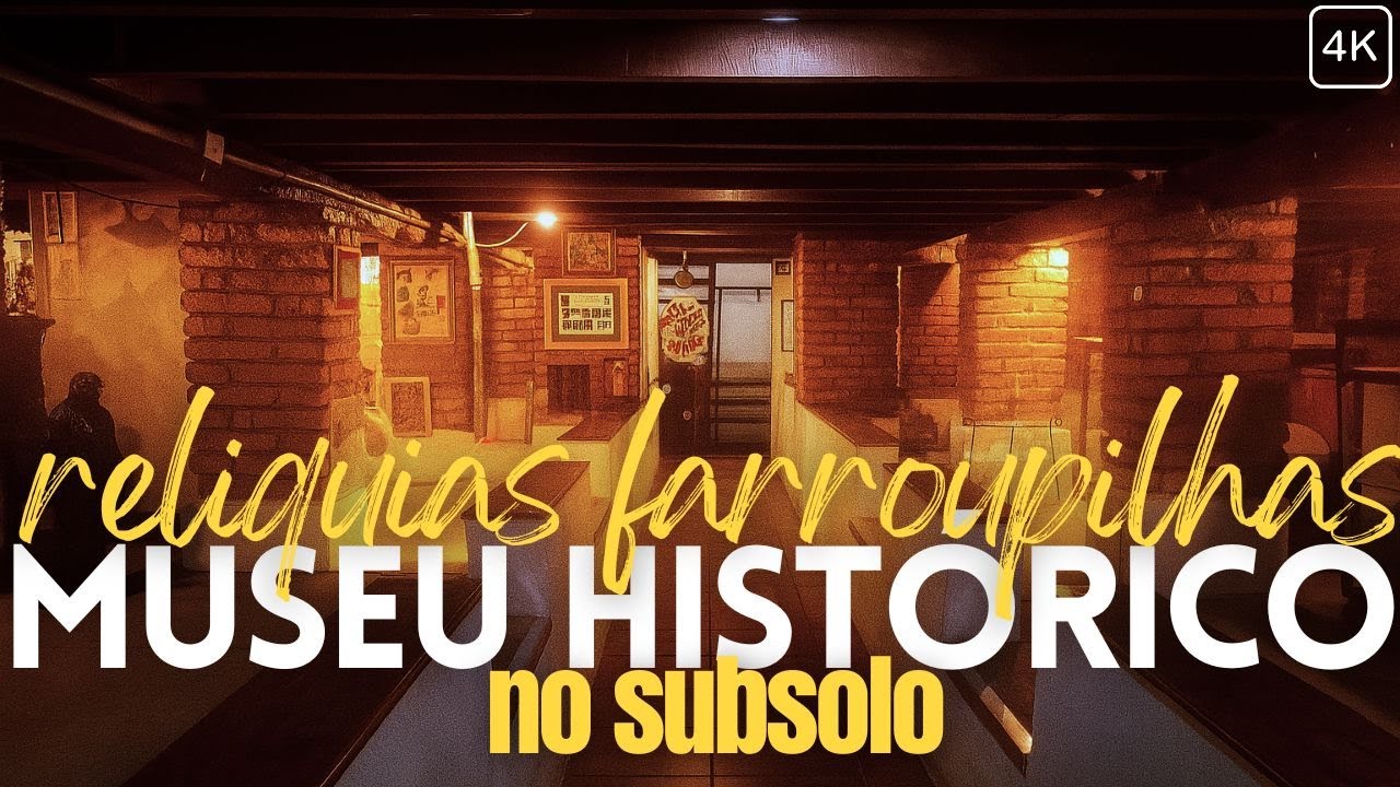 📌MUSEU HIST&Oacute;RICO NO SUBSOLO: encontramos um tesouro farroupilha #pelotas
