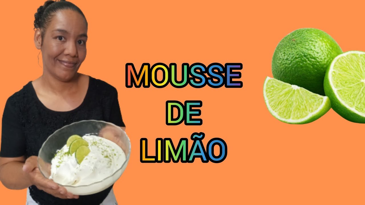 MOUSSE DE LIMÃO CREMOSO COM CHANTILLY.