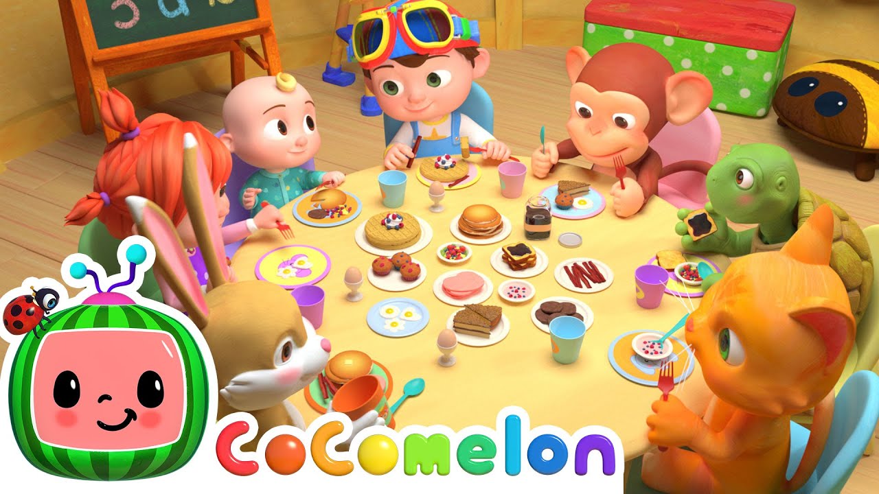 Yummy Yummy Breakfast Song | Cocomelon and Little Angel Nursery Rhymes