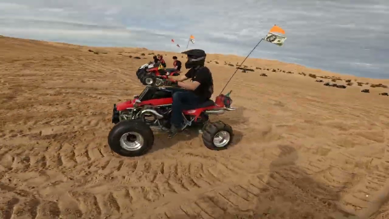 First ride in Glamis sand Dunes( camera died and end)