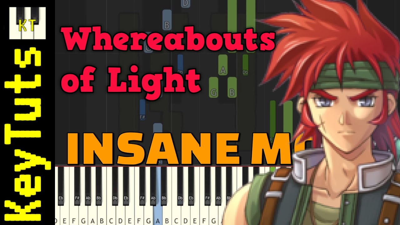 The Whereabouts of Light [Trails in the Sky] - Insane Mode [Piano Tutorial] (Synthesia)