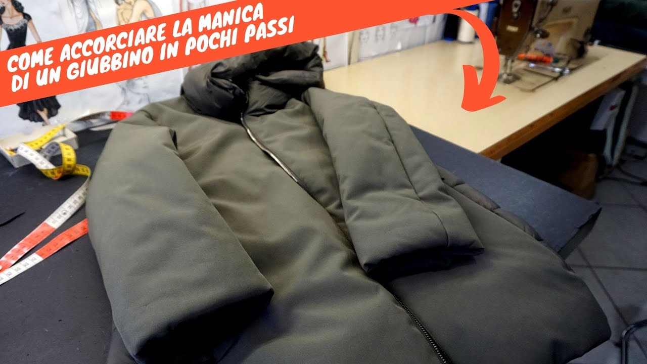 Come Accorciare la manica di un giubbotto in pochi semplici passi!