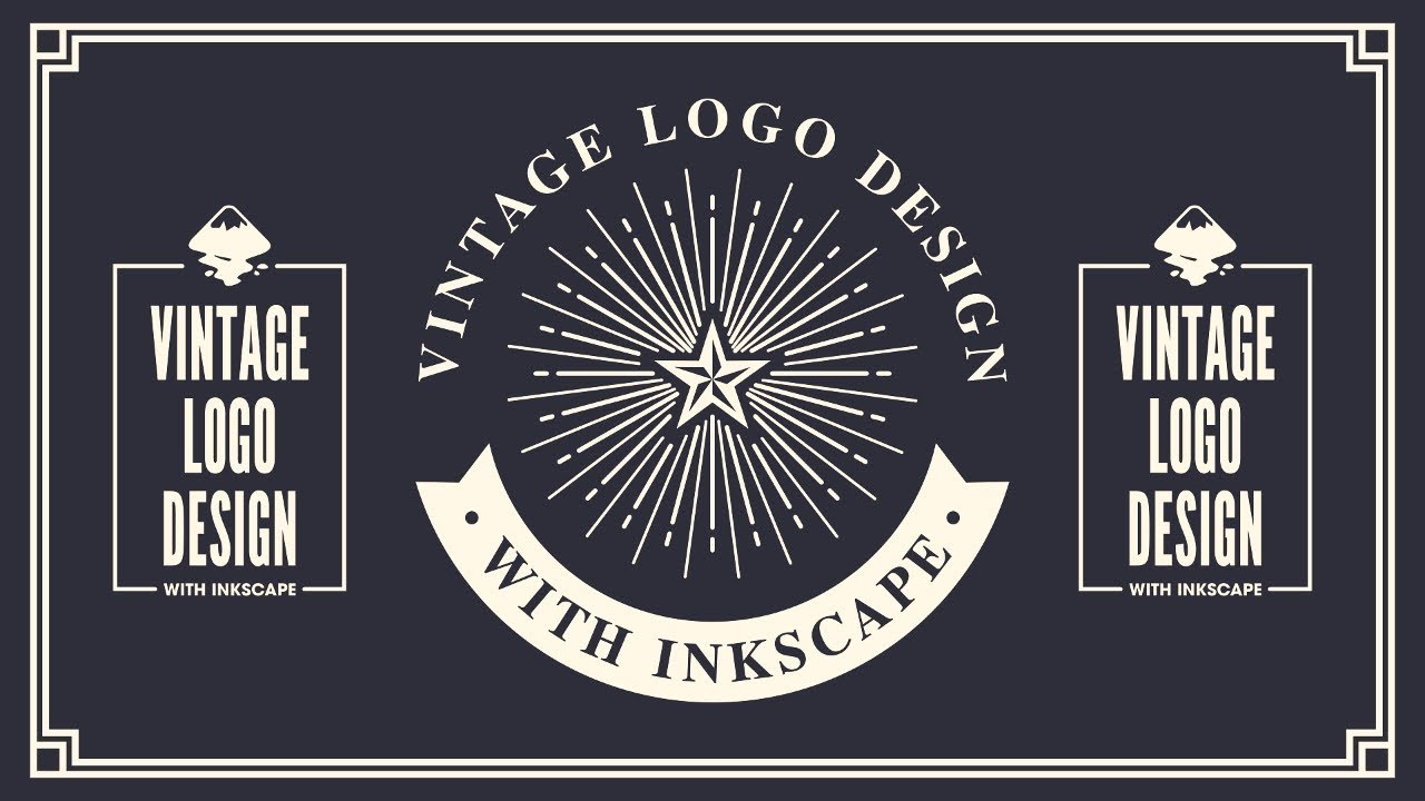 Inkscape Tutorial: Vintage Logo Design
