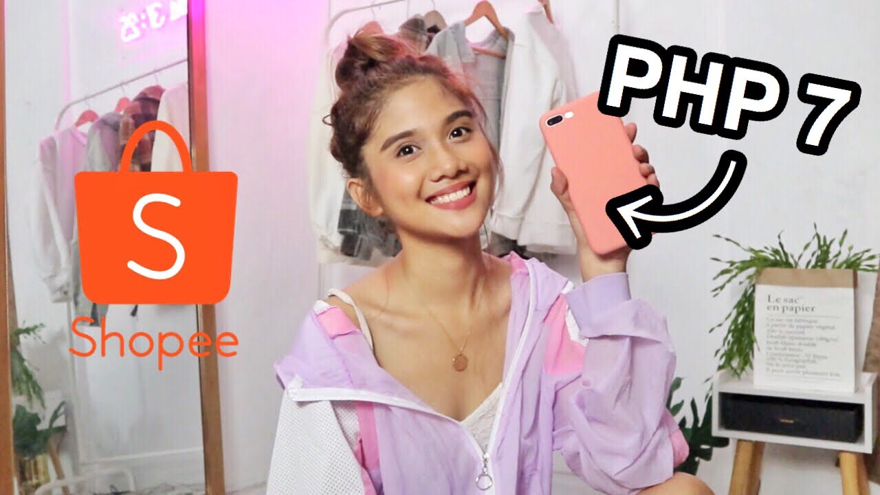SHOPEE HAUL (7 pesos case?!)