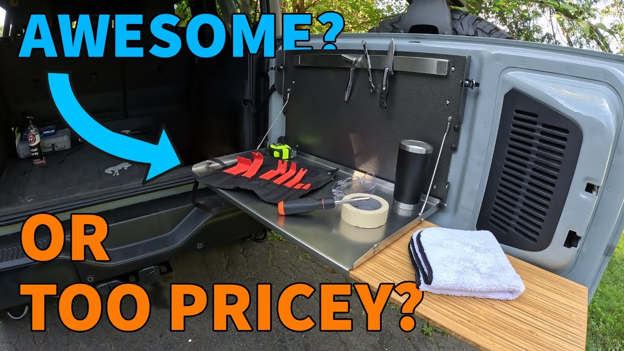 TRAILGATER - The $500 Made-In-USA tailgate table for Ford Bronco