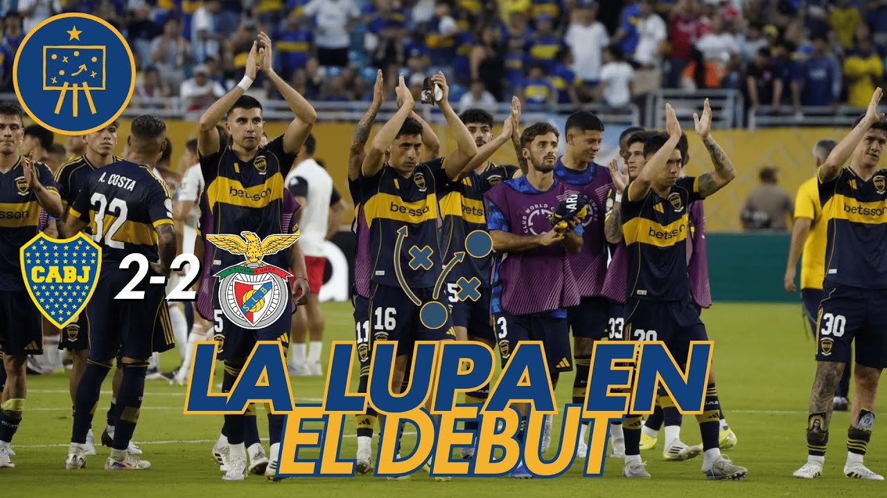 BOCA 2-2 BENFICA | ANÁLISIS TÁCTICO
