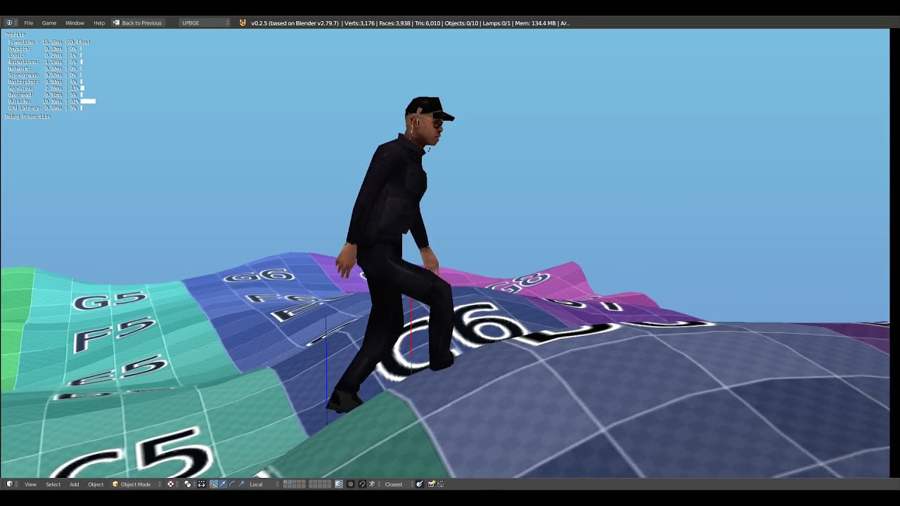 Foot Placement - UPBGE (just test)