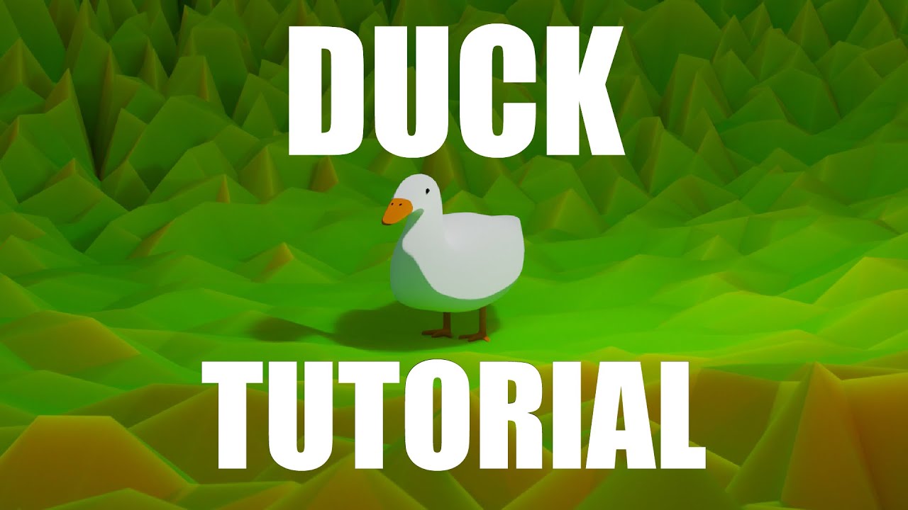 Blender Duck Tutorial (cycles) | hrdm3d