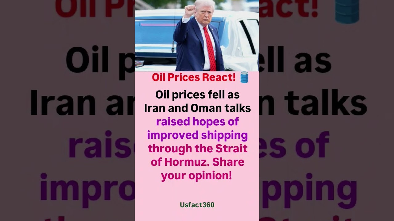 Iran-Oman Talks Shock Oil Markets! 🛢️#OilPrices #OilPrice #CrudeOil #OilNews #EnergyNews #Iran #Oman
