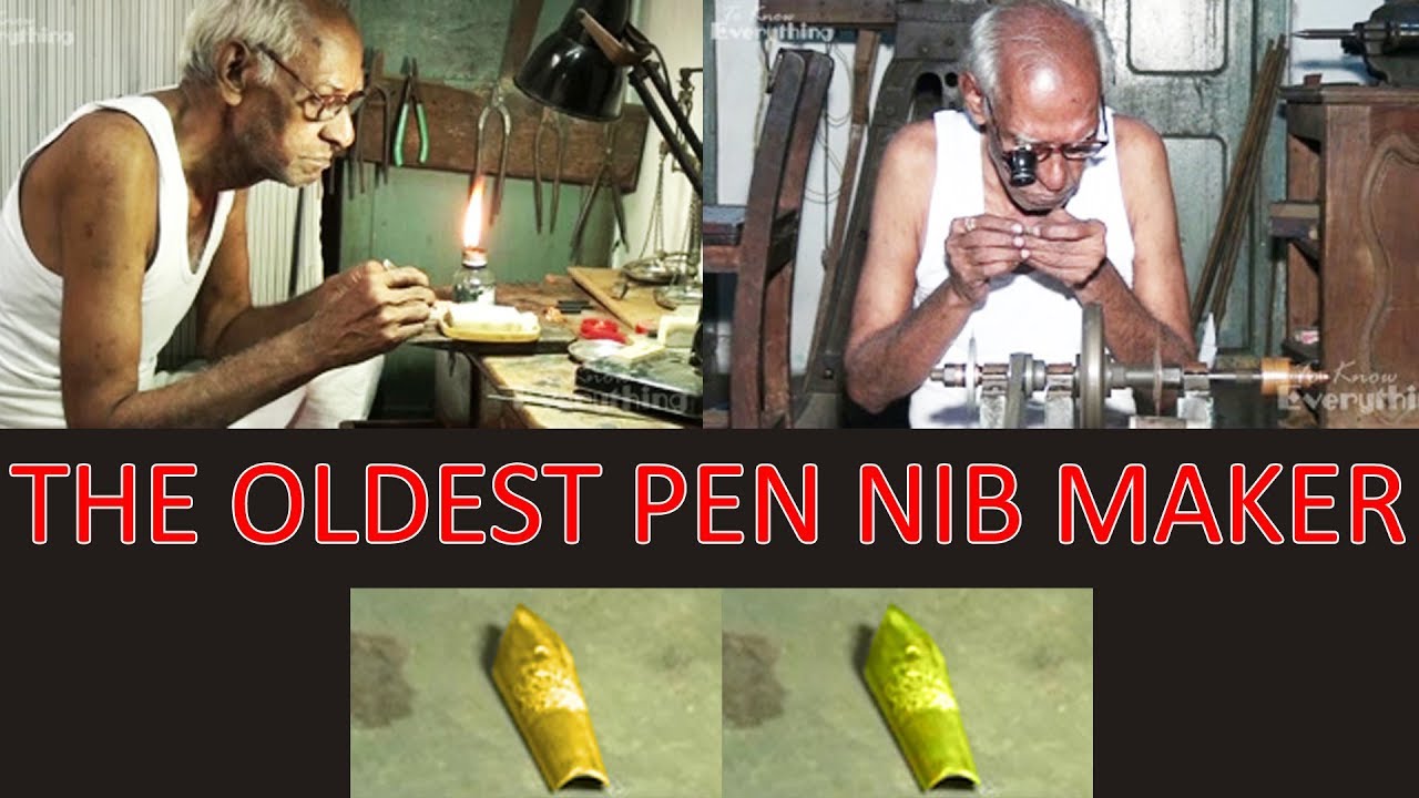Gold Nib Making | How to make ink pen Nib | Rathnam Pens | First Indian Pen Makers