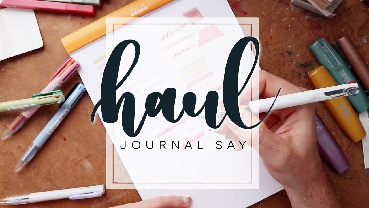 SÚPER HAUL de "JOURNAL SAY Shop" | Stationery Haul  @journalsay ​