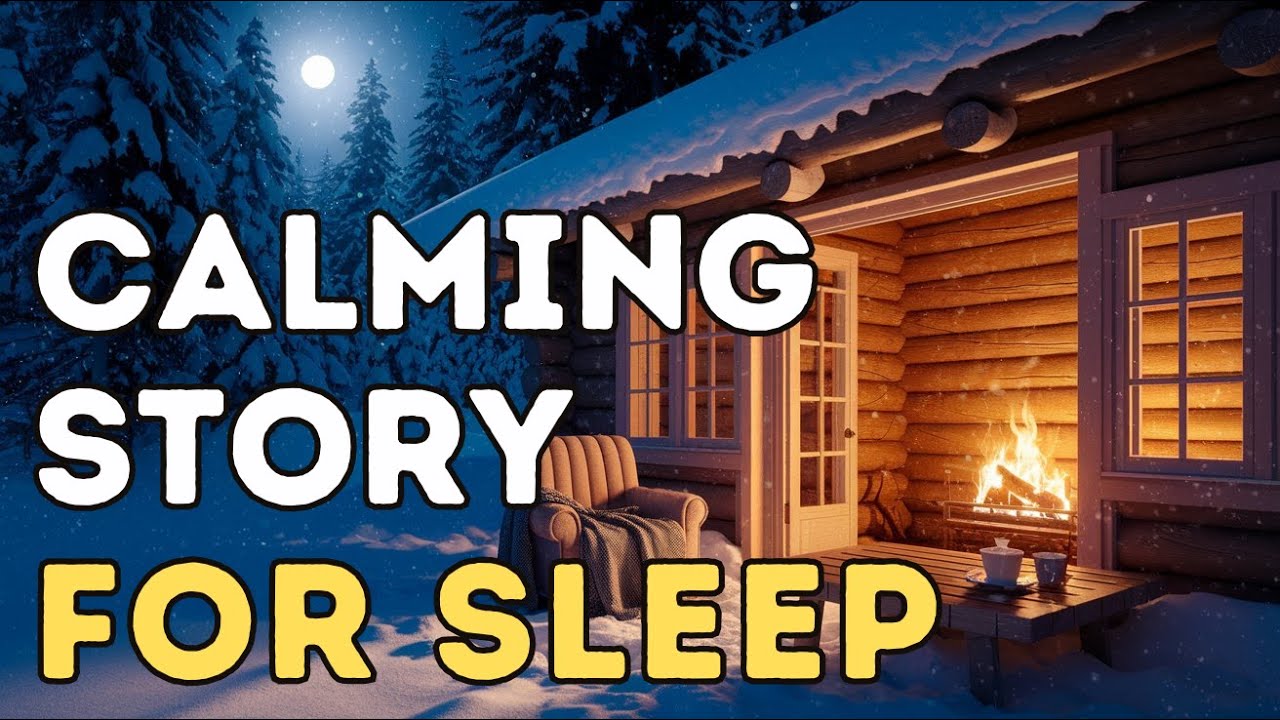 CALMING Story for Sleep 💤 THE COZIEST Cabin ✨ Magical Story for PEACEFUL Sleep