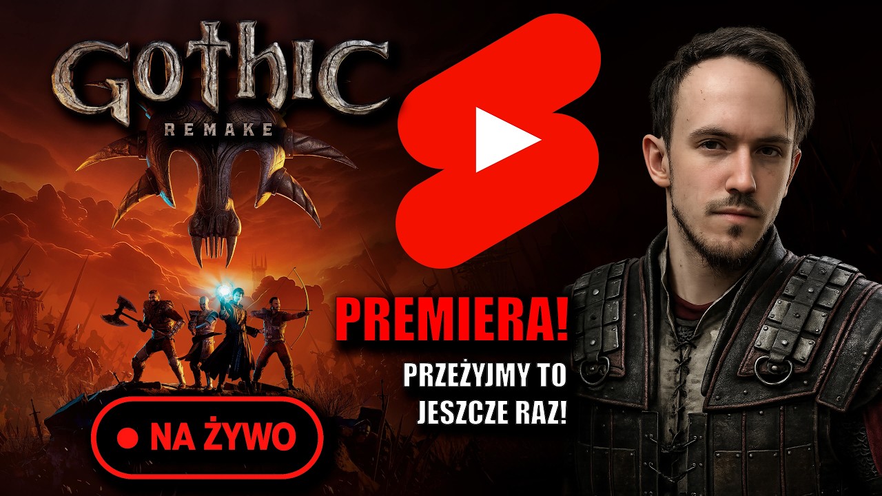 [SHORT] 🔴⚔️ GOTHIC REMAKE - Patch! Chromanin i Rozdział 5? 🔴 NA ŻYWO #shorts   #gothic