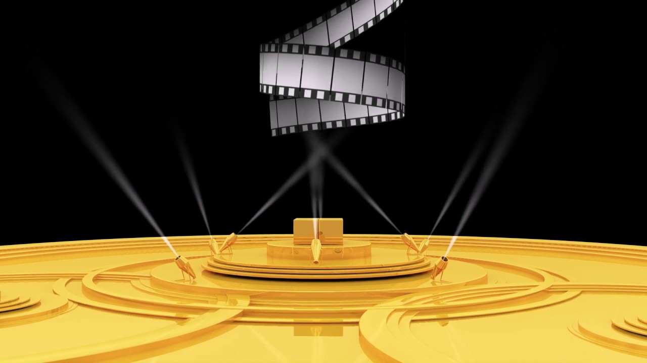 FILM STRIP Swirling Animation Logo Intro in 3D Space [Intros & Outros]