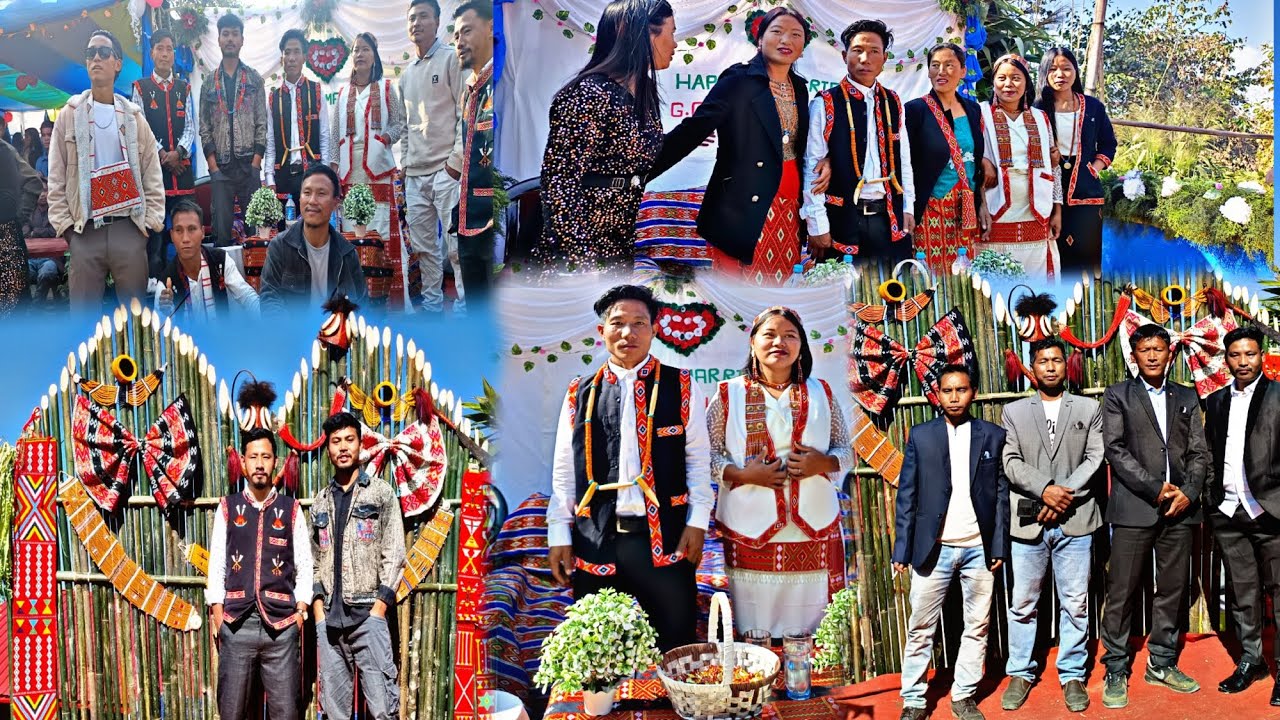 Wedding ceremony of Mr Gangjam gangsa & Lainyo Losu#  at Jagan village longding Arunachal Pradesh