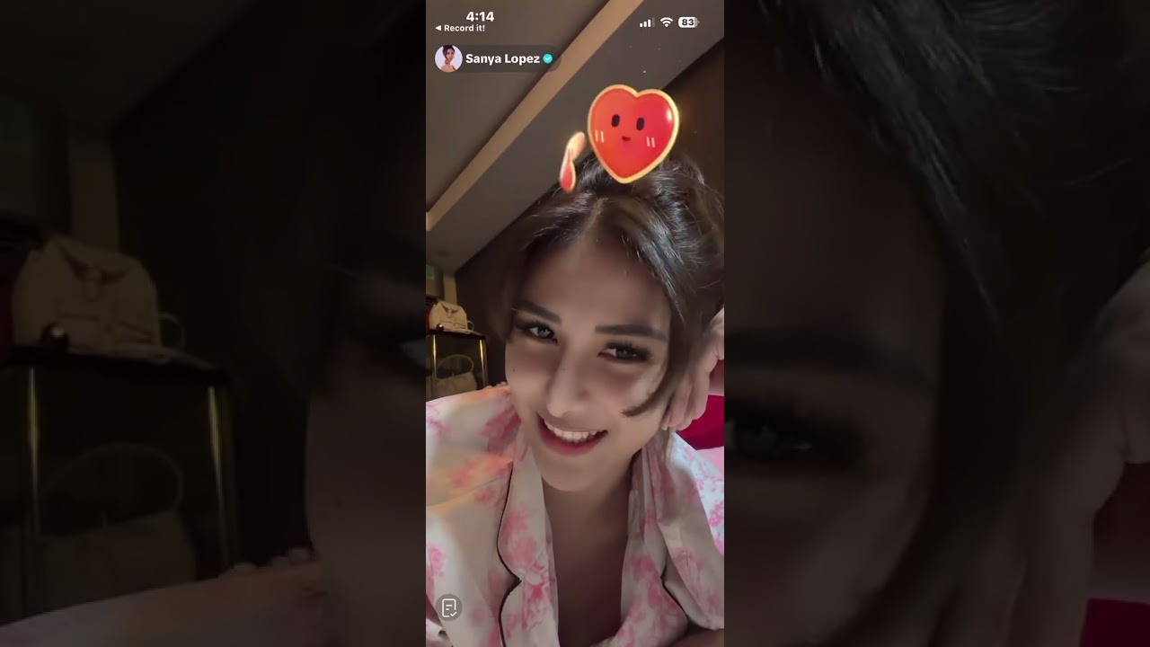Sanya Lopez live on tiktok! ganda!
