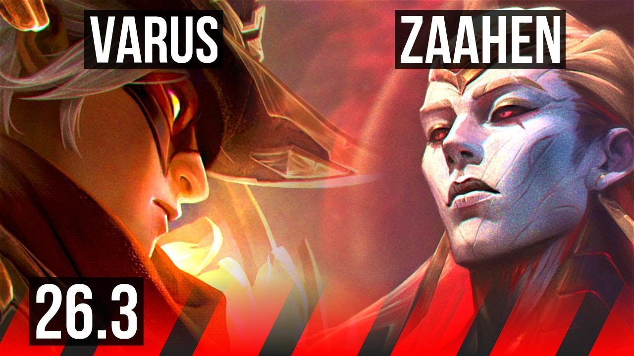 VARUS vs ZAAHEN (TOP) | 49K damage | EUW Master | 26.3