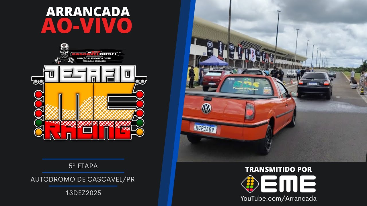 AO-VIVO - Arrancada de Carros - Desafio MC Racing - Cascavel/PR