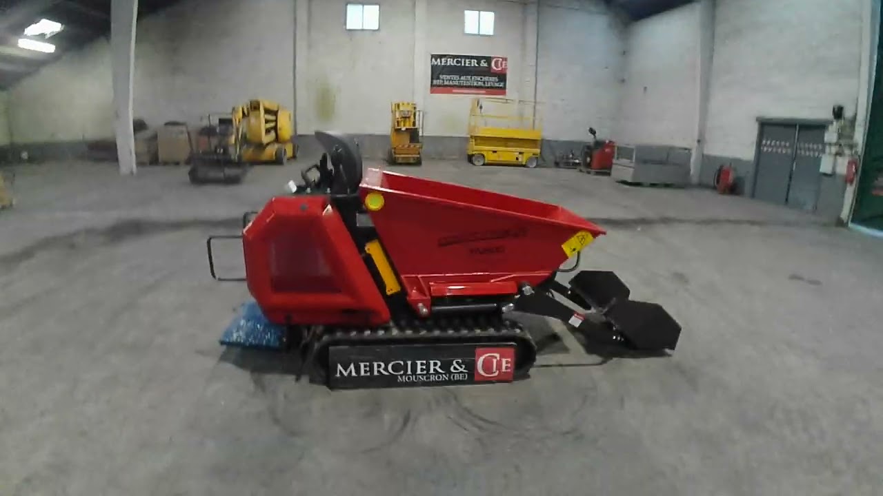 MINI DUMPER CHARGEUSE SUR CHENILLES DIESEL - CAPACITE 800KG - RHINOCEROS  XN800-D192 Mercier & Cie