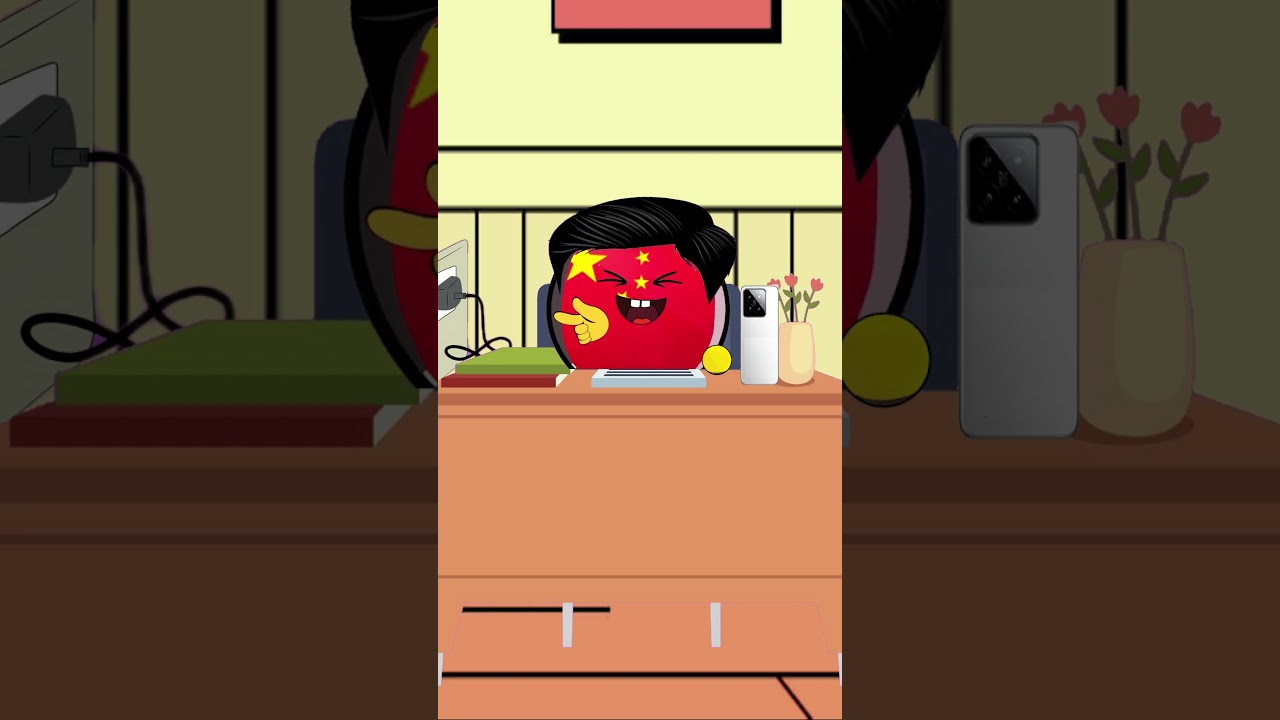 Phone charger  #countryballs  #usa #korea #china #funny #phone