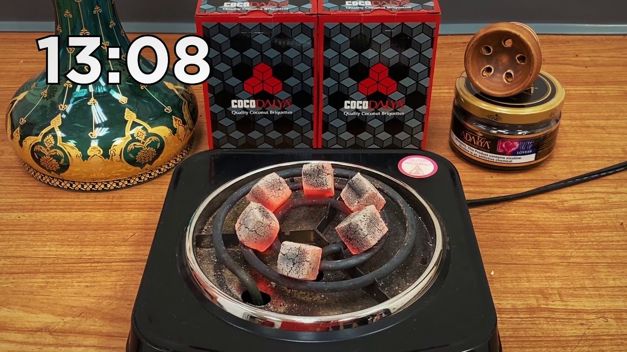 How to Light Up Adalya Hookah Shisha Coconut Coals Charcoals