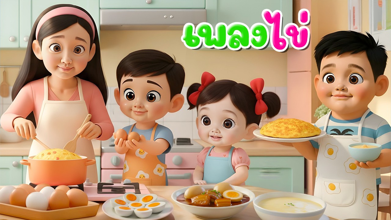 เพลงไข่ ข.ไข่ ใบกลมๆ l เวอร์ชั่นพี่นุ่น เดอะคิดส์ซอง 2569 | The Kids Song