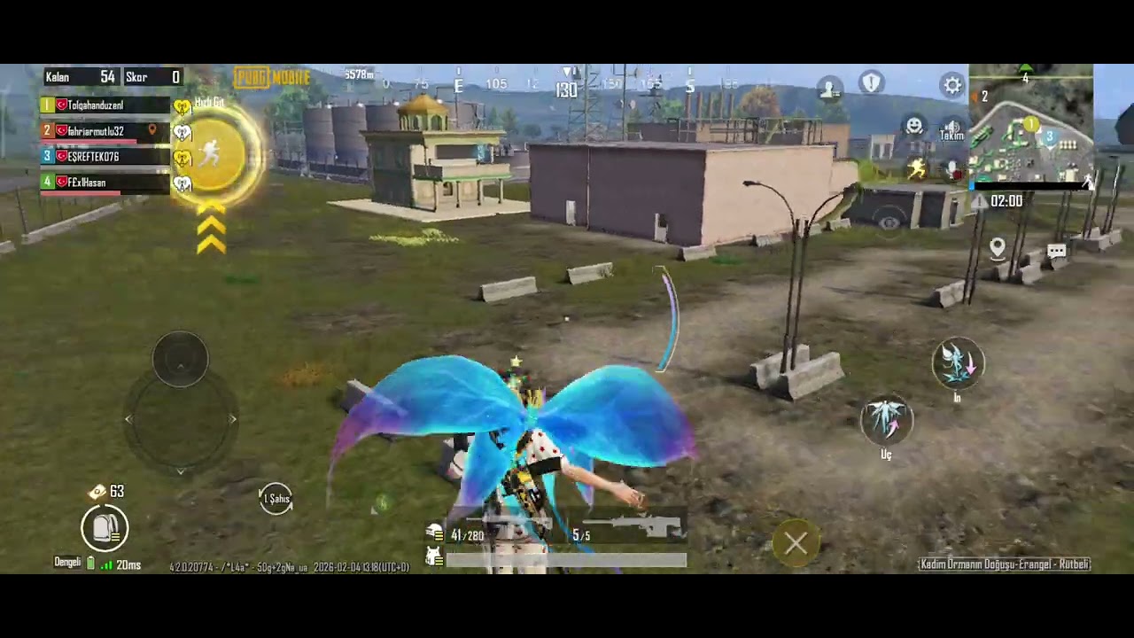 Pubg mobile 2 tane işaret fişeği attık ve win aldık #aboneol #pubgmobile 