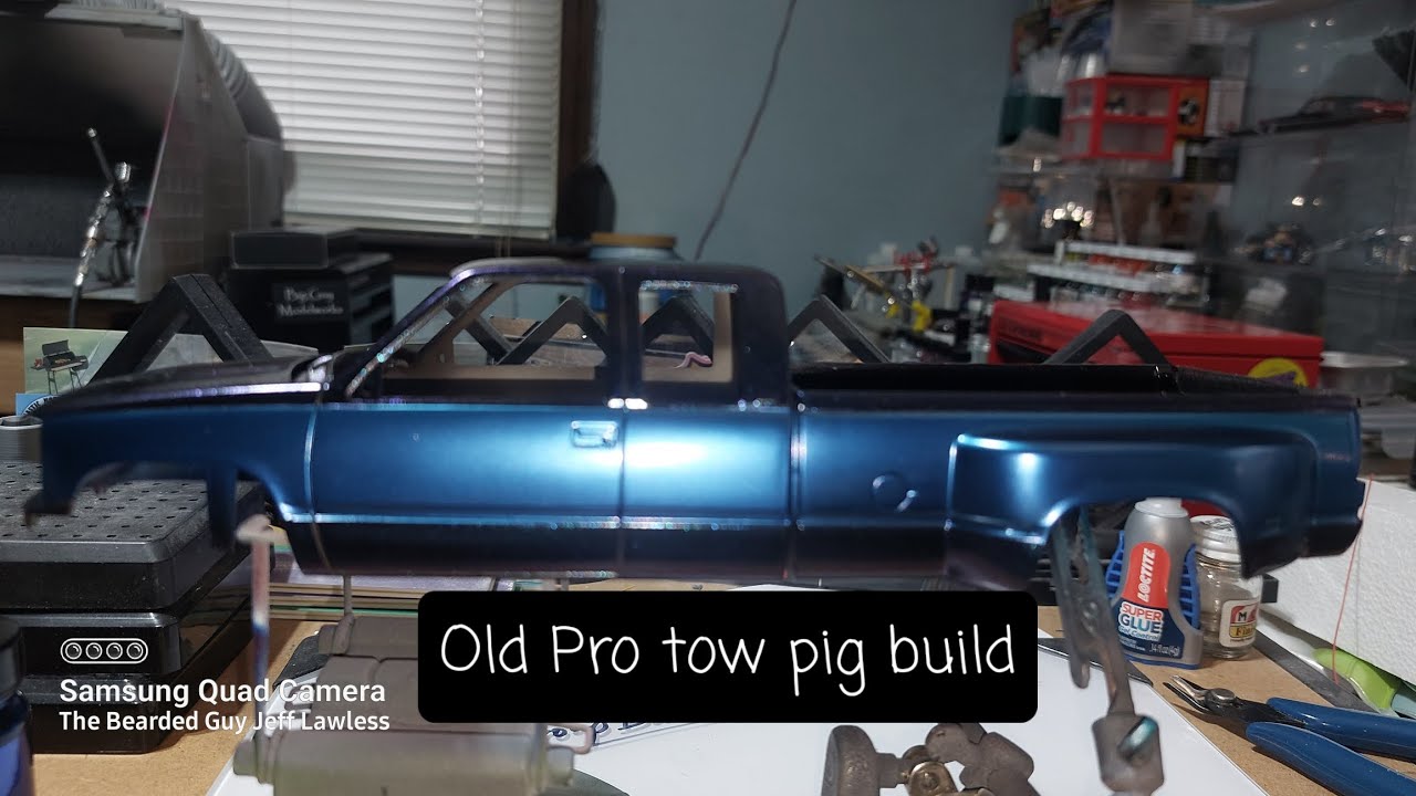 1996 Chevy Dually Okd Pro tow pig build #airbrush #styrene #modelcars #paintbooth #scalemodel #1love