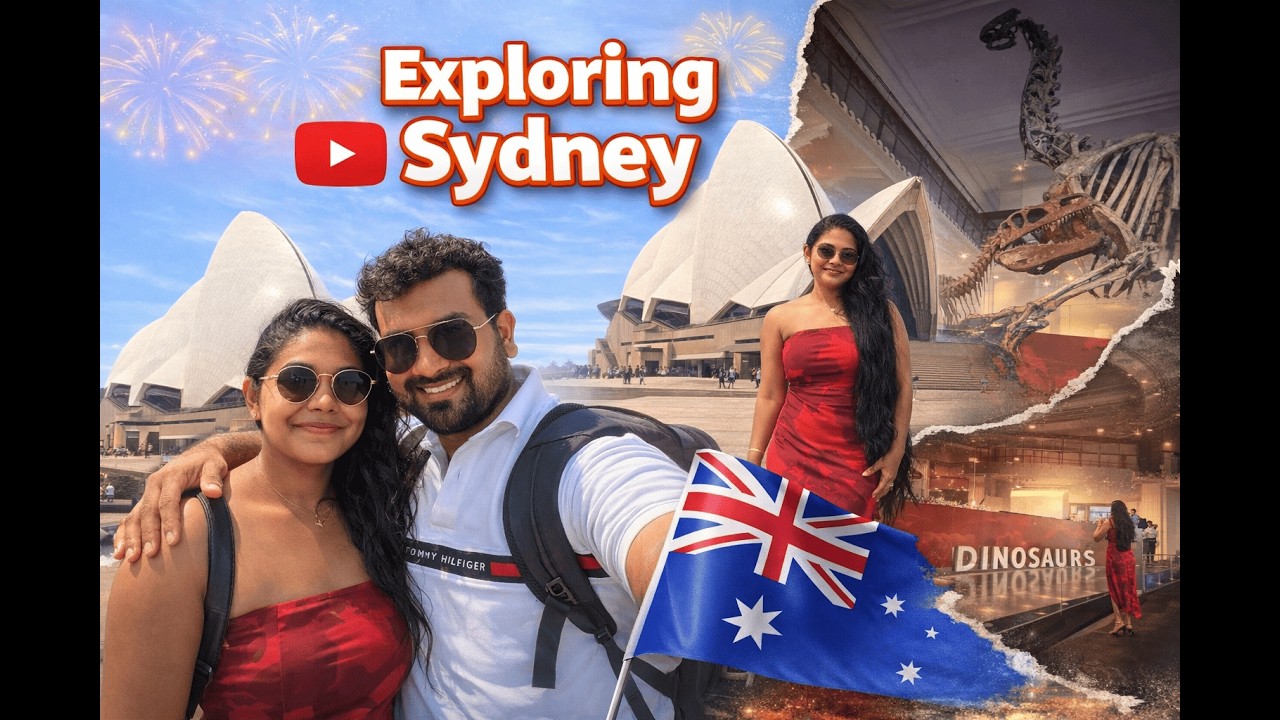 එනවද යන්න Sydney city එකේ පොඩි Tour එකක්💃🩷 | Sydney Opera House & Australian Museum Explore |Travel
