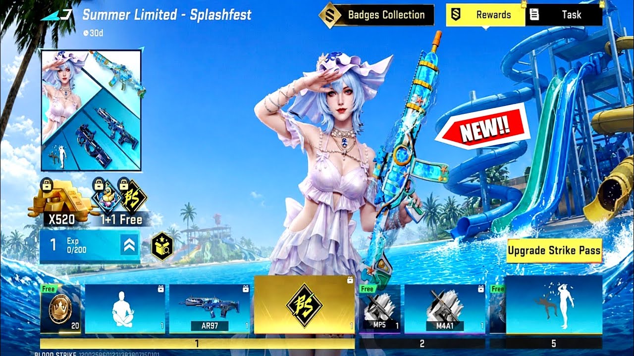 Blood Strike NEW Strike Pass: Summer Limited Splashfest is HERE! 🌊 | Full Review 