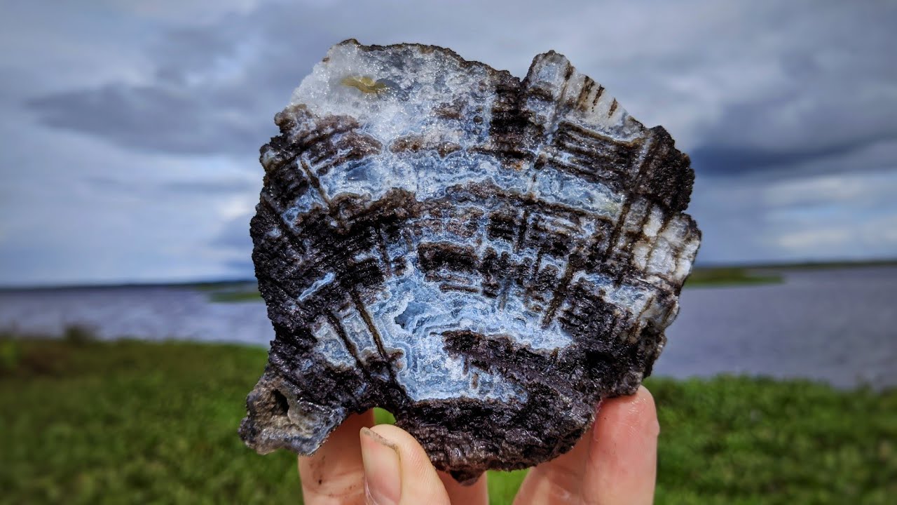 Hunting BEAUTIFUL Agate & Chalcedony Geodes on Prehistoric Coral Reefs! Rockhounding in the River!