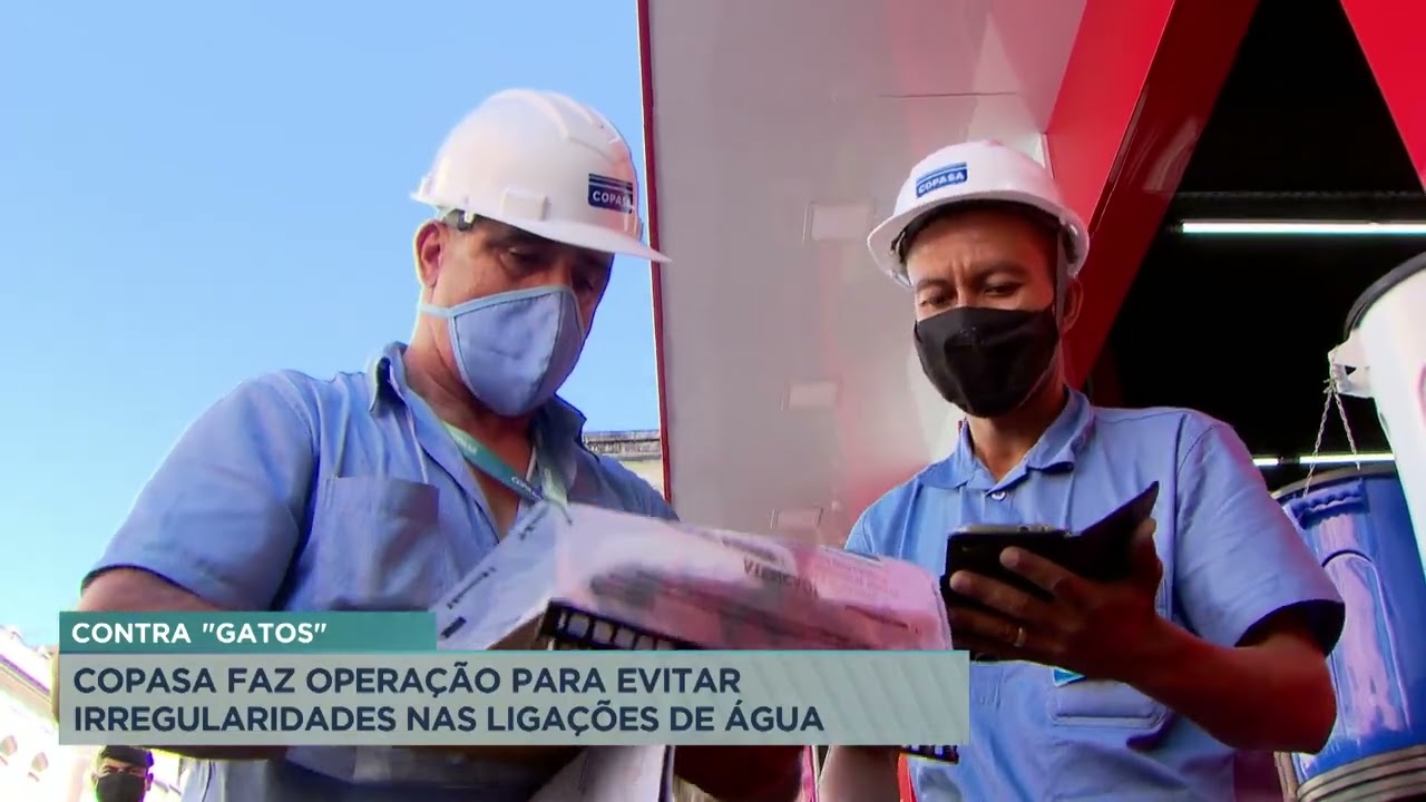 Copasa faz operação contra irregularidades nas ligações de água
