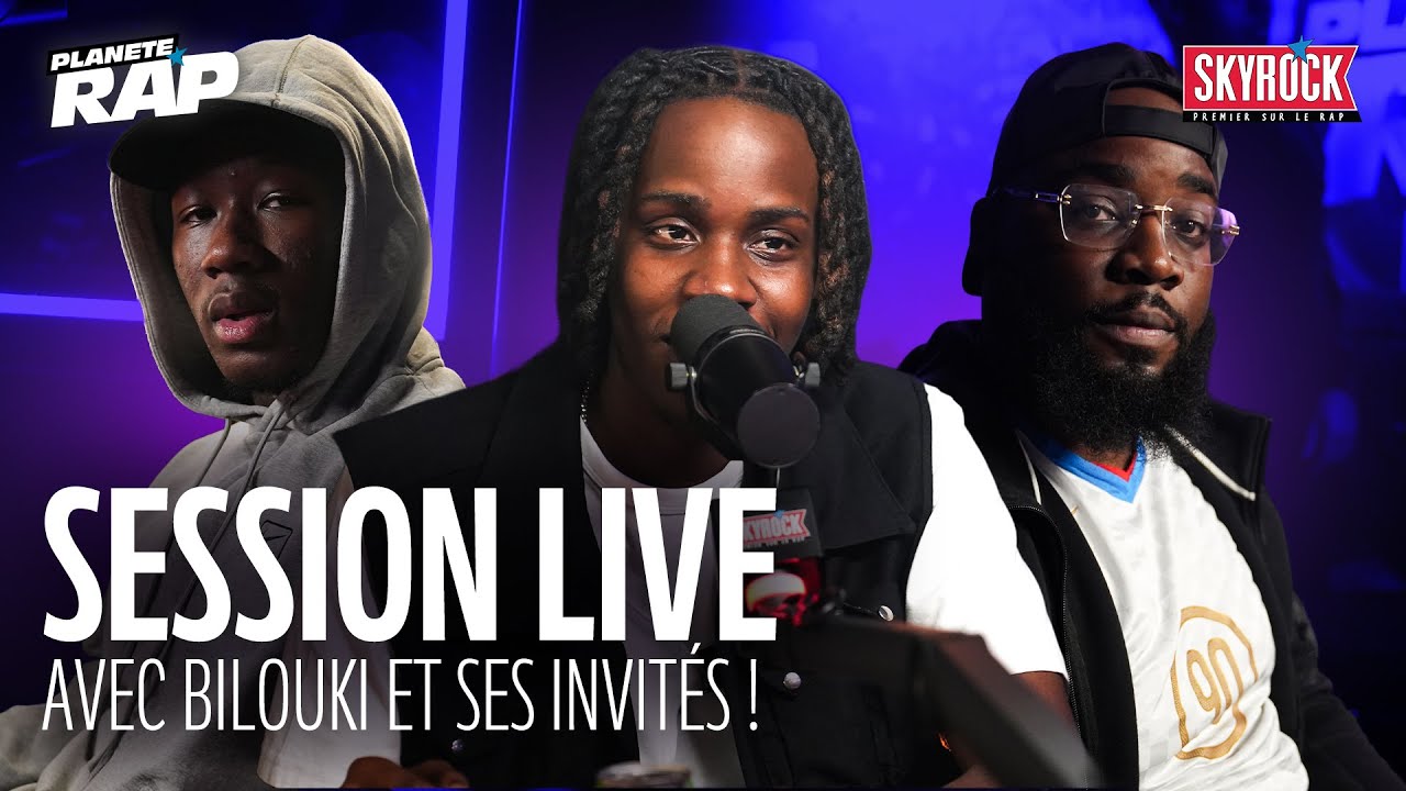 SESSION LIVE avec Bilouki, La Chine, KV, TVLM, Charly & Fuego #PlanèteRap