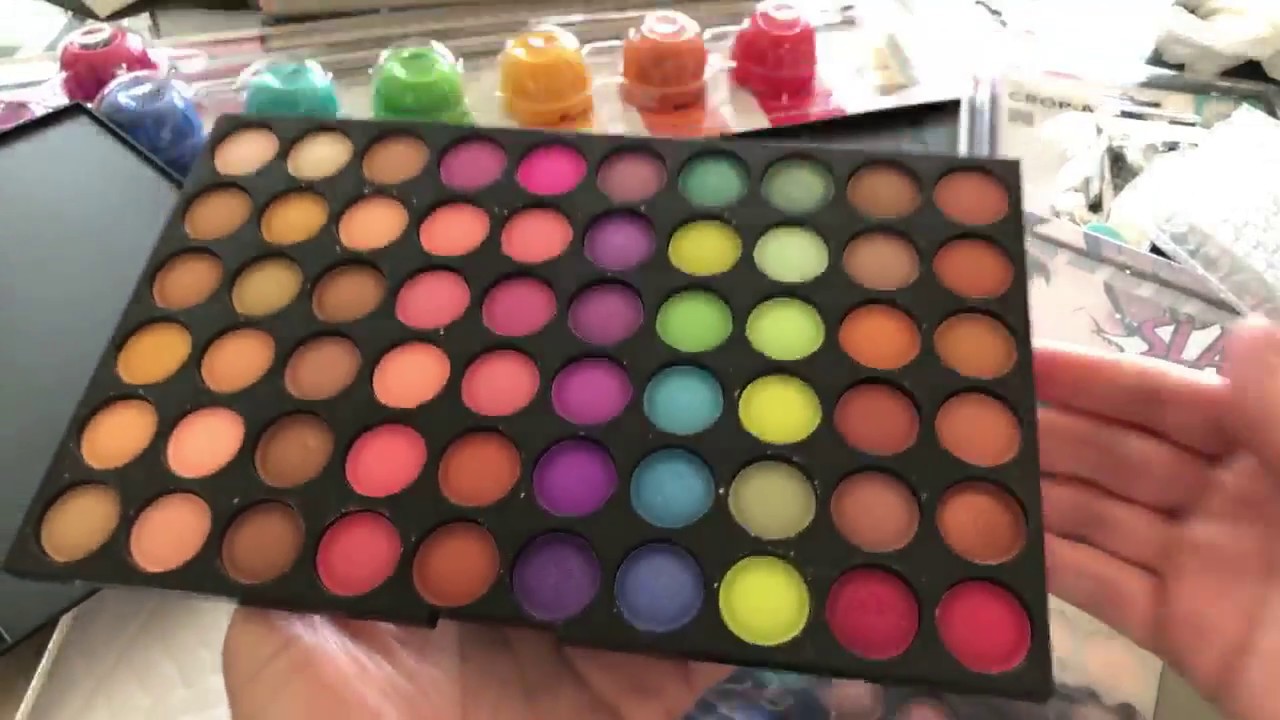 Compartiendo mi compra de paleta de colores para mis manualidades