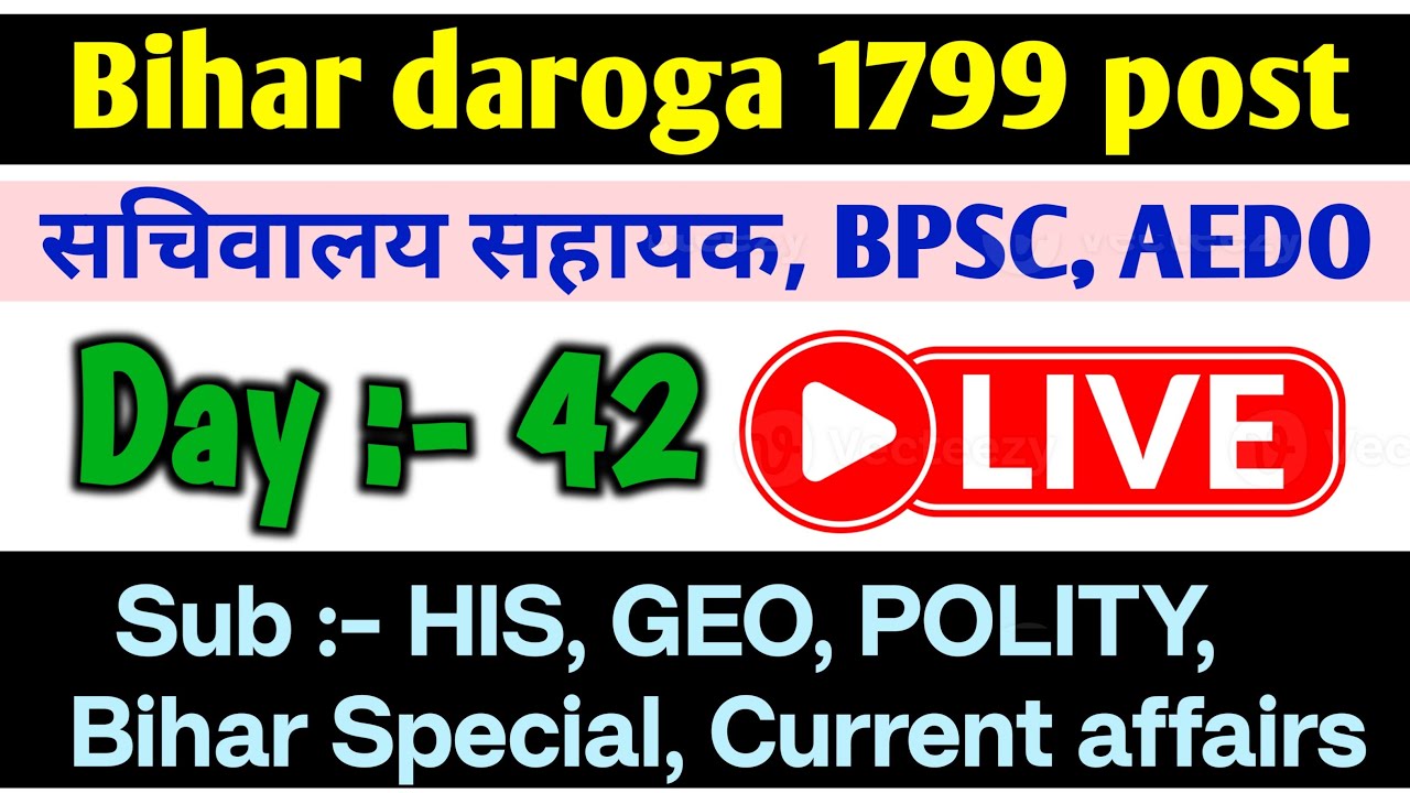 BIHAR DAROGA MAINS ,BPSC AEDO, बिहार मध्य निषेध, बिहार सचिवालय , CURRENT AFFAIRS 2026 || GYAN BINDU.