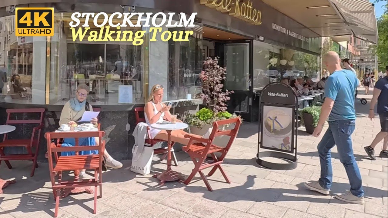 Stockholm - Walking Tour - Södermalm - 4K