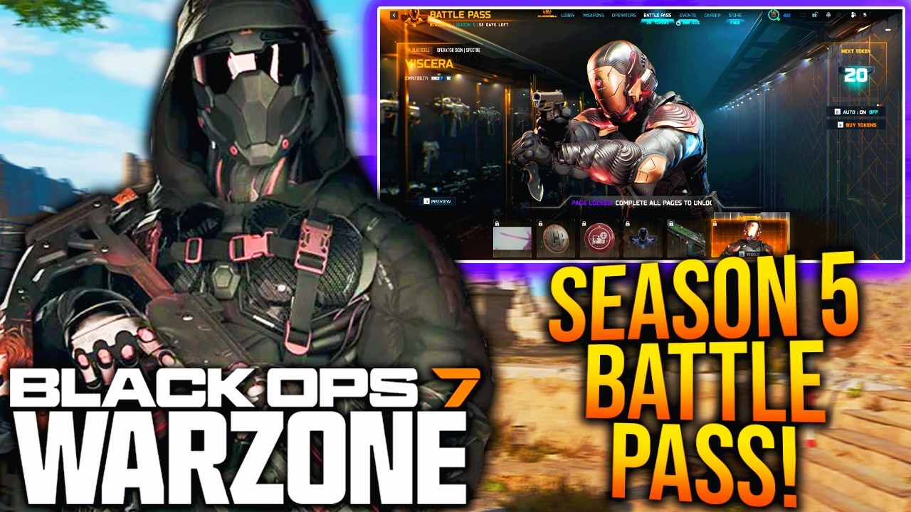 ПОЛНЫЙ БОЕВОЙ ПРОПУСК BLACK OPS 7, 5 СЕЗОН! ВЕСЬ КОНТЕНТ И НАГРАДЫ! (БОЕВОЙ ПРОПУСК WARZONE, 5 СЕ...