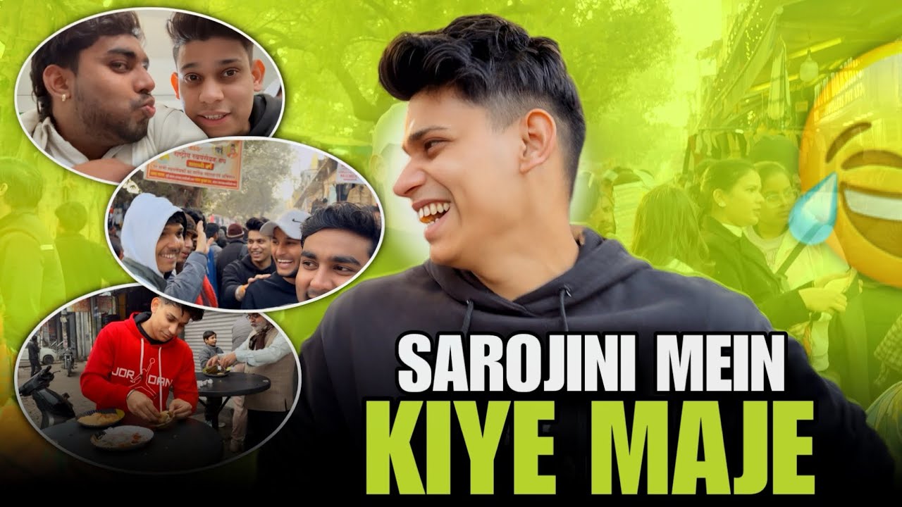 Sarojini Market Mein Masti Hi Mast || Exploring Sarojini Market 😉