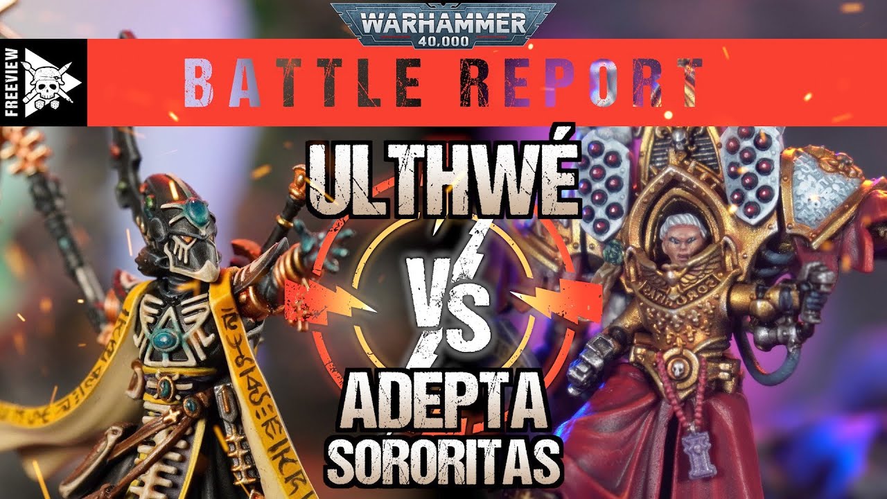Ulthwé vs Adepta Sororitas 2000pts | Warhammer 40,000 Battle Report