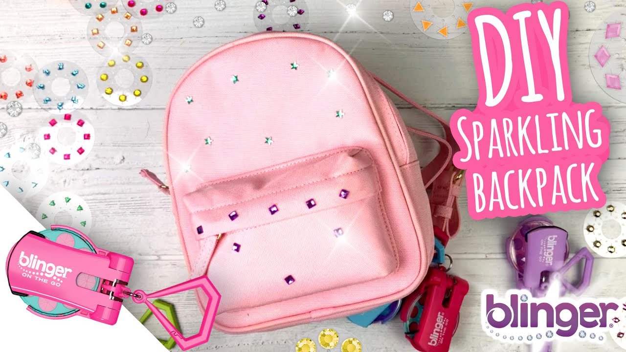 Bling It Up - DIY Sparkling Backpack with Blinger On The Go | Tips & Tricks ✨