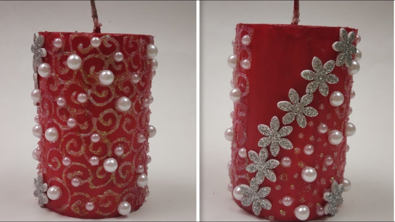 Diwali/Christmas Decoration Ideas,Candle decoration Ideas,DIY Room Decor,How to decorate Candle,Diya