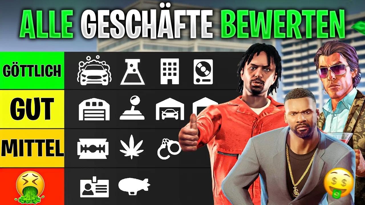 Alle GTA Online Businesses im Ranking: Von Flop bis Top – Die besten Firmen im Vergleich