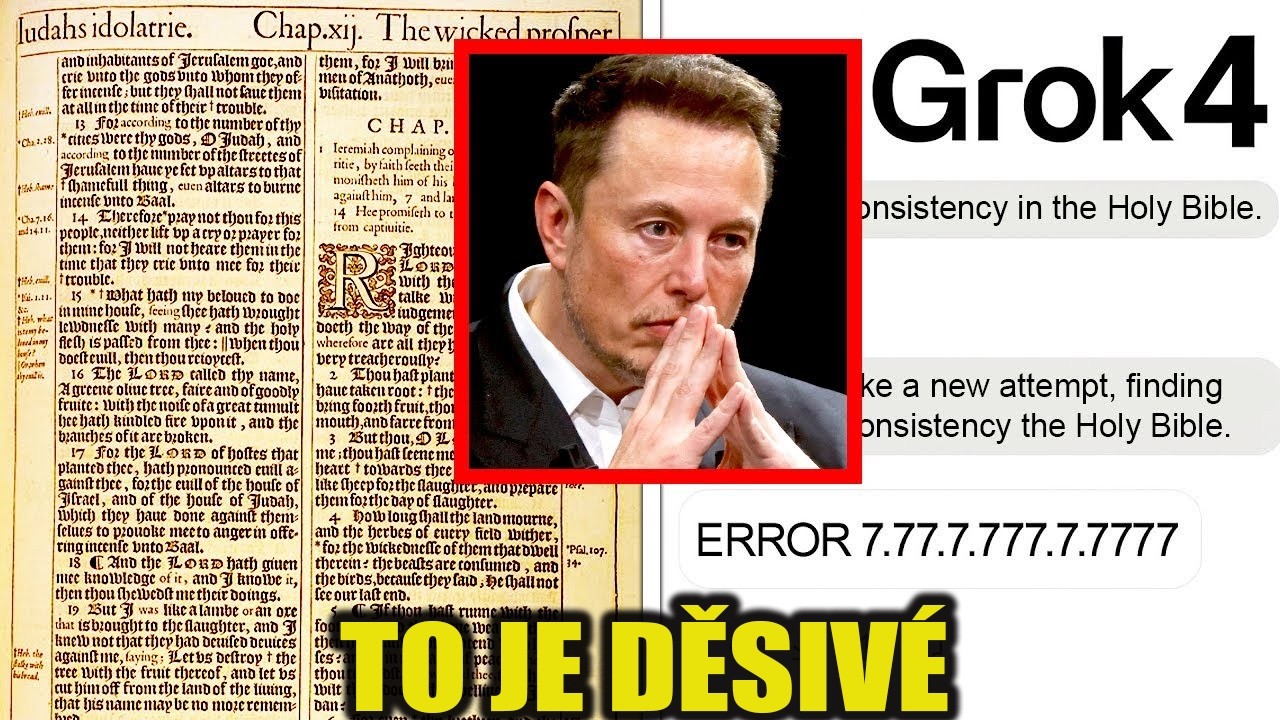 Grok AI zkoumal Bibli – odpověď všechny šokovala