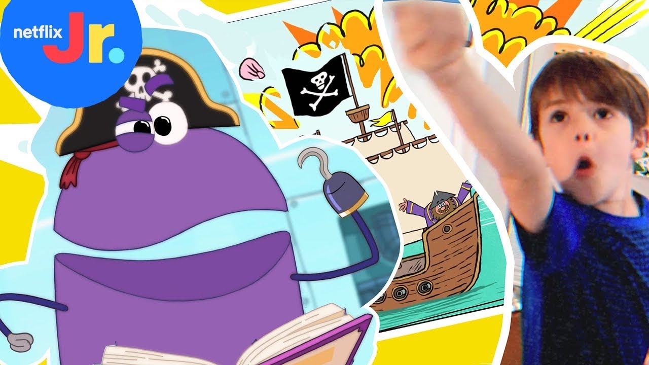 Scruffbeard's Treasure 🏴&zwj;☠️ Super Silly Stories | StoryBots | Netflix Jr