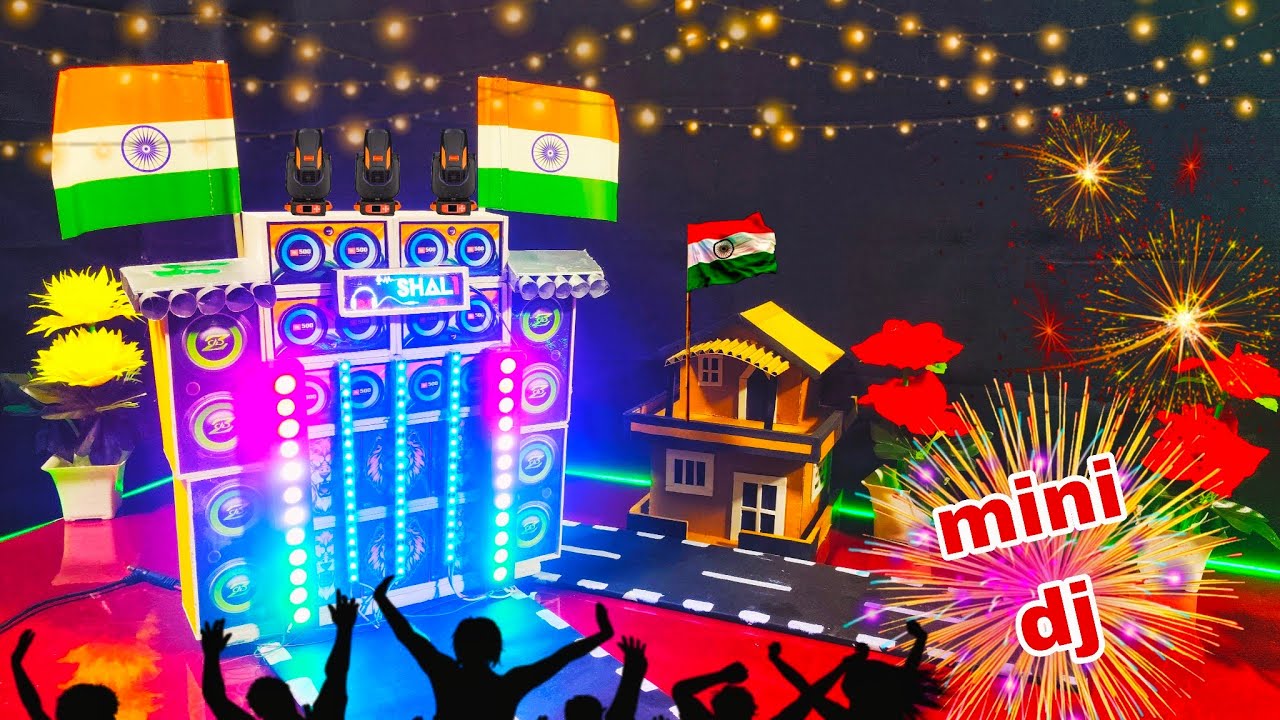 Republic day dj truck | mini dj loading | mini sound system #dj | how to make mini dj |#djtruck #diy