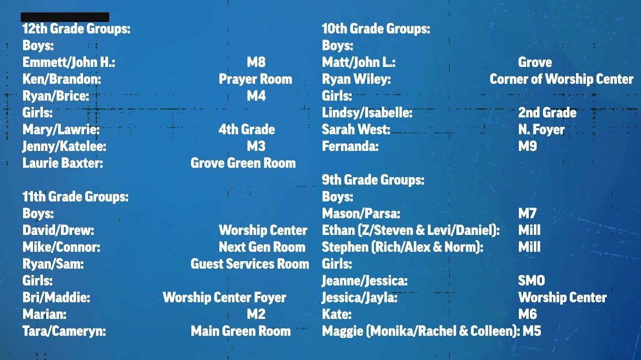 Mission Hills High School Ministry Live Stream