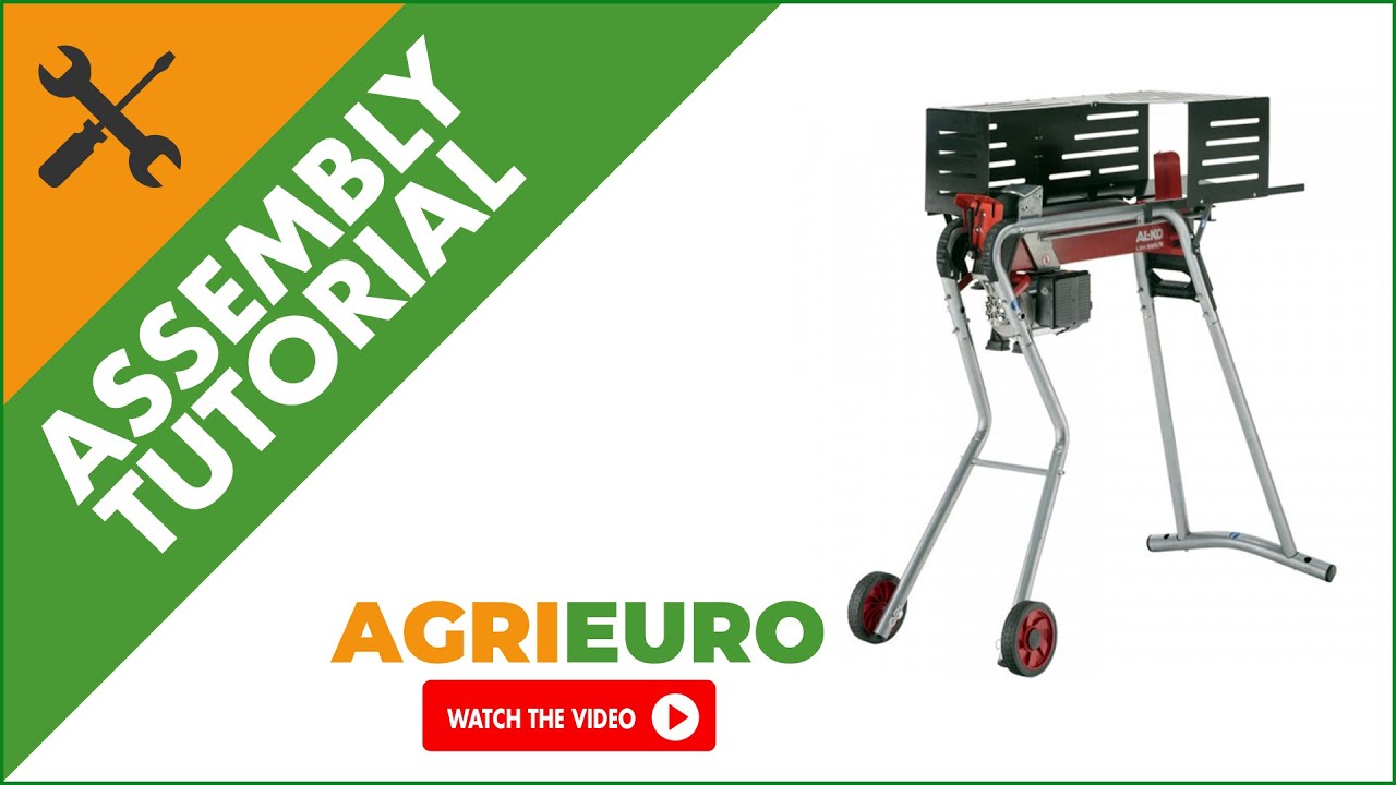 AL-KO LSH 520/5 Horizontal Log Splitter with Electric Motor - 5 T - Assembly tutorial