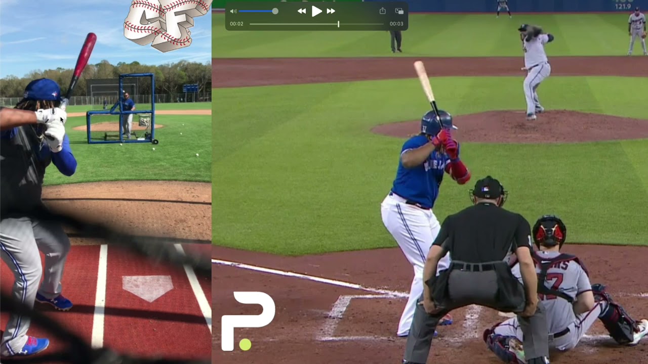 Vlad Guerrero Jr - Timing in BP vs Game
